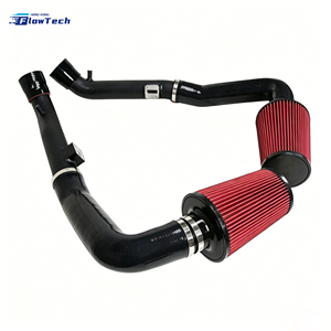 Kit d'admission d'air froid haute performance pour Nissan 370Z Infiniti G37 Q50 VQ37VHR 3.7L V6, tube en aluminium avec filtre à haut débit - Product Image 1