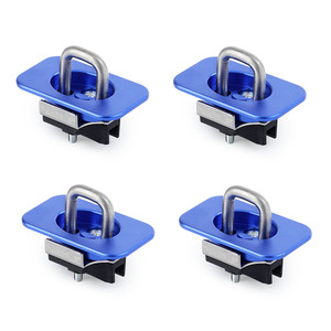 Locks For Ford F150 F250 F350 15-21 <b>Black</b> Metal Trailer Hitch Receiver Mounting <b>Bracket</b> With U-Bolt And Plate - Product Image 2
