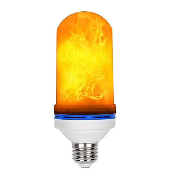 Best Selling LED Flame Effect Light Bulbs E27 E26 Base SMD2835 99 LEDs Beads Dancing Fire