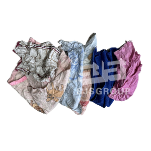 ممسحة قطن ملونة للتنقيب 10 كيلو نفايات قطن للتنظيف عبوة منشفة لم تستخدم قط - Product Image 2