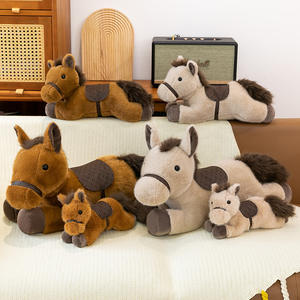 <span class=keywords><strong>Juguete</strong></span> de Peluche de Caballo de Simulación de Algodón PP, Año del Caballo 2026, Peluche Corto Creativo, Lindo Caballito de Peluche, Mascota, Animales de Peluche - Product Image 5