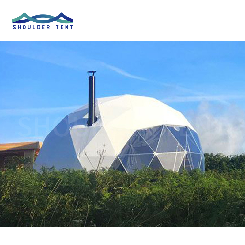 Source geodesic dome kit Round Igloo Dome House Tent For Outdoor Camping  with stove and stove jack on m.alibaba.com