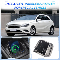 Chargeur sans fil personnalisé CARSOUL pour Mercedes-Benz AB CLA GLA GLB EQA EQB 2019-2024 LHD/RHD, console centrale, charge rapide 15W