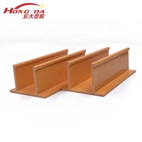 Le profil en plastique d'extrusion de canal H en plastique orange de PVC peut ouvrir le traitement fait sur commande de moule