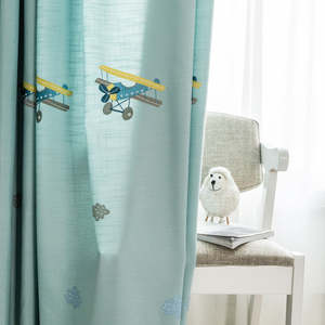 Nnermor-Urtain aux INEN irplane loud broided, ustomized, urtains para el hogar - Product Image 3