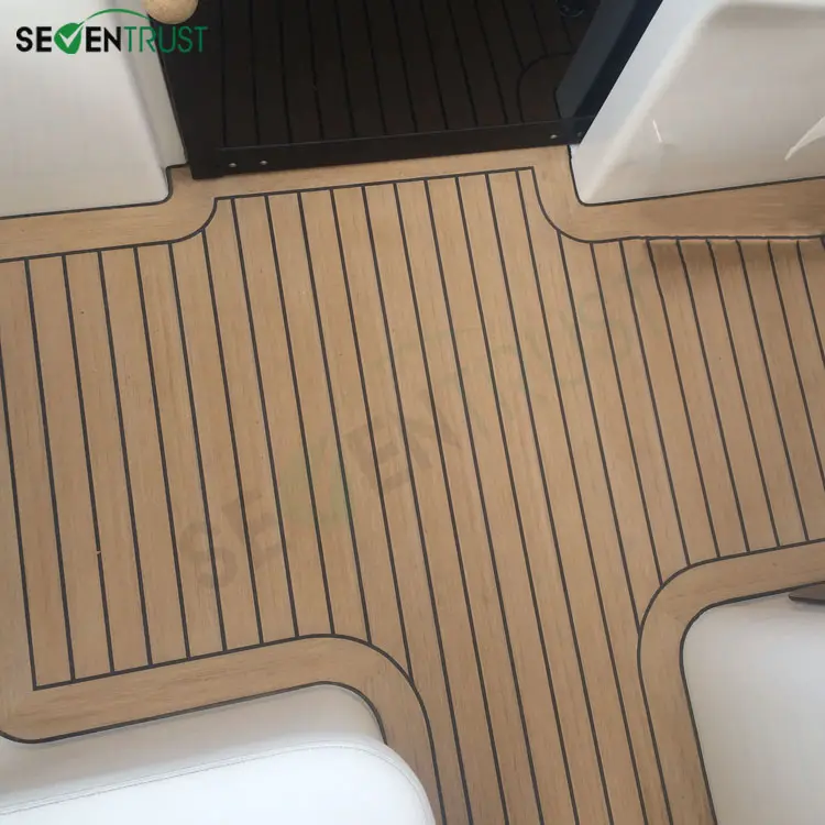 Wep — plancher antidérapant en teck synthétique, couverture de teck résistant au feu pour bateau et yacht