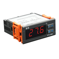 Controlador de temperatura del termostato del refrigerador para almacenamiento en frío, digital, 12V, 24V, 220V, 1 unidad