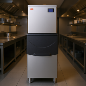 Machine à glaçons Vevor 360 lb/24h, capacité de stockage de 250 lb, nettoyage automatique, équipement de cuisine commercial - Product Image 2