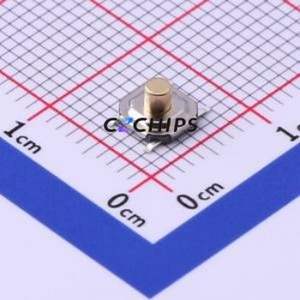 TS5230A Tactile Switch SMD-4P,5.2x5.2mm Switch Single Pole Single Throw Round Button 2.5N Vertical Mount - Product Image 1