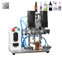 Machine de capsulage semi-automatique électrique FKJX à couple réglable, capsuleuse à vis à changement rapide, pour différents formats de contenants alimentaires en plastique