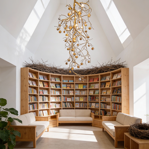 Luminaire suspendu moderne en forme de branche d'arbre et de fruit, style forêt, <span class=keywords><strong>lustre</strong></span> pour restaurant - Product Image 4