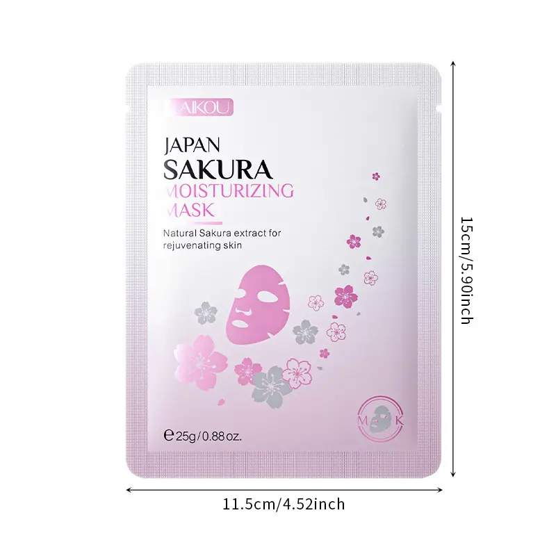 LAIKOU Neuankömmlinge Hautpflegeprodukte 25 g Gesichtsmaske Kirschblüten feuchtigkeitsspendende Gesichts- und Körpermaske erfrischende Sakura-Maske