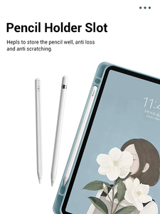 For iPad Pro 11 Touchpad BT <strong>Keyboard</strong> <strong>Case</strong> Multi-function Wireless <strong>Keyboard</strong> Flip Cover <strong>With</strong> Pencil Holder - Product Image 6
