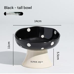 Ciotola per Alimentazione di Cani, Gatti, Conigli e Uccelli in Ceramica Inclinata, Antiscivolo, Facile da Pulire, Ecologica, con Protezione per il Collo - Product Image 2
