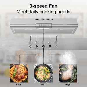 SNDOAS <span class=keywords><strong>Hotte</strong></span> <span class=keywords><strong>sous</strong></span> <span class=keywords><strong>armoire</strong></span> <span class=keywords><strong>30</strong></span> <span class=keywords><strong>pouces</strong></span>, <span class=keywords><strong>hotte</strong></span> de cuisine sans conduit avec filtre à charbon, <span class=keywords><strong>hotte</strong></span> de cuisine avec bouton de contrôle 3 vitesses - Product Image 5
