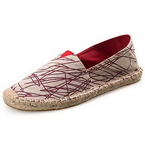 <span class=keywords><strong>Espadrillas</strong></span> in tela di cotone stampate personalizzate all'ingrosso da donna piatte - Product Image 2