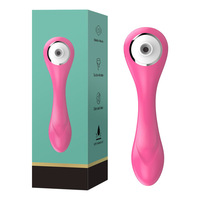 Magischer Zauberstab-Massager mit Mehrfachgeschwindigkeit, Wiederaufladbarer Nippel- und Klitoris-Saugvibrator, Ganzkörper-Erwachsenenspielzeug für Frauen