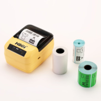Pasokan Pabrik Harga Murah Printer Label Thermal Portabel 58mm 2 in 1 USB+BT Nirkabel Pencetakan Kecepatan Tinggi Baterai 2600mAh
