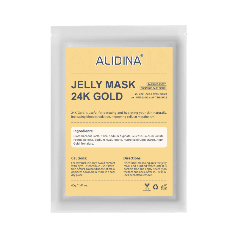 1 Uds. MASCARILLA DE GELATINA DE ORO DE 24K