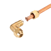 Sambungan Pipa Tembaga Double Flare Elbow - 6mm-19mm untuk Sistem HVAC & Plumbing