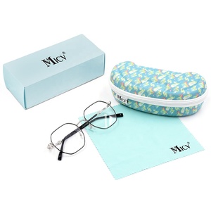 Bestclean cá nhân kính bao bì trường hợp hộp với vải làm sạch biểu tượng tùy chỉnh sang trọng PU da Kính mát trường hợp thiết lập - Product Image 2