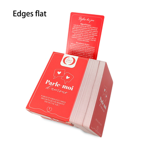 Tarjetas de Juego de Beber <span class=keywords><strong>con</strong></span> Impresión de Texto y Logotipo OEM, Iniciadores de Conversación Profunda para Parejas y <span class=keywords><strong>Amigos</strong></span> - Product Image 3