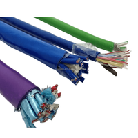 Cable de extensión para termopar, Cable de compensación para termopar, 12 pares, Color verde, código IEC
