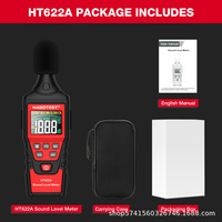 Détecteur de bruit de compteur de décibels HT622A/B numérique professionnel Habotest et Instrument de mesure de niveau