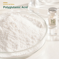 Poudre d'acide polyglutamique de haute pureté PGA CAS 25513-46-6 Qualité cosmétique 700kDa-1000kDa Prise en charge OEM ODM Poids moléculaire personnalisé