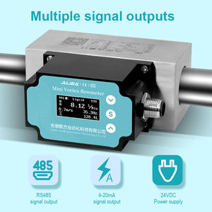 MINI RVS <span class=keywords><strong>Vortex</strong></span> <span class=keywords><strong>Flowmeter</strong></span> voor vloeistofstroommeting (water, olie, chemicaliën) 4-20mA analoge RS485 digitale uitgang - Product Image 4