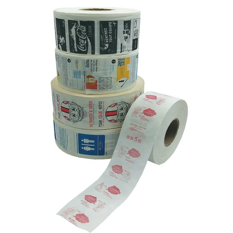 Деймон-салфетки одноразовые пользовательские Смываемые туалетная бумага Большие Рулоны печатных