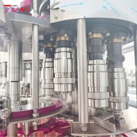 Ligne de production de remplissage et d'emballage automatique d'eau purifiée en bouteilles PET de 500 ml et 1 L, capacité de 10 000 bouteilles par heure, machine de remplissage de liquides