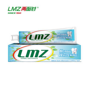 Dentifrice blanchissant à base de plantes sans fluorure de marque privée OEM 55g pour un usage domestique anti-sensibilité et pour le soulagement des saignements des gencives - Product Image 1