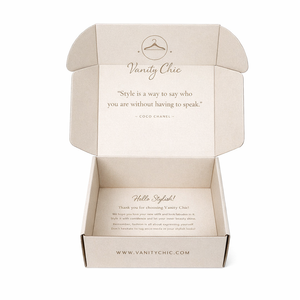 กล่องไปรษณีย์สำหรับเสื้อผ้า กล่องสมัครสมาชิก กล่องบรรจุภัณฑ์ กล่องไปรษณีย์พับได้แบบลูกฟูก E ผู้ผลิตกล่องไปรษณีย์แบบกำหนดเอง - Product Image 5