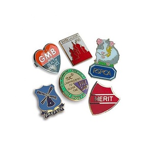 Pin de solapa de Pizza, insignia personalizada con forma de comida, Metal esmaltado, diseño OEM, marca <span class=keywords><strong>Dominos</strong></span>, a la venta - Product Image 2