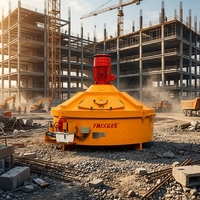 Mélangeur planétaire pour béton, machine de mélange pour béton préfabriqué UHPC GFRC, ciment réfractaire, équipement industriel haute efficacité
