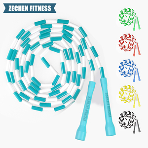 Cuerda de Saltar con Cuentas de Colores y Logotipo Personalizado <span class=keywords><strong>para</strong></span> Ejercicios de Fitness - Product Image 5