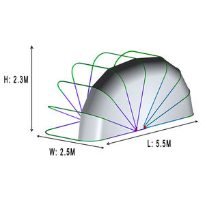 Abri de stationnement pour voiture pliable, moderne, en acier inoxydable, de qualité supérieure, résistant, pour une protection contre toutes les intempéries - Product Image 6