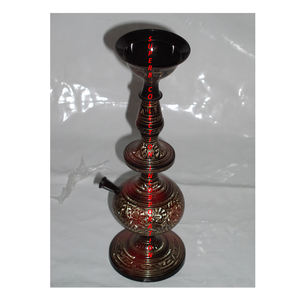 Lujo y moderno latón antiguo grabado a mano diseño saudí cachimbas de latón Venta caliente y alta calidad en gran oferta al por mayor - Product Image 2
