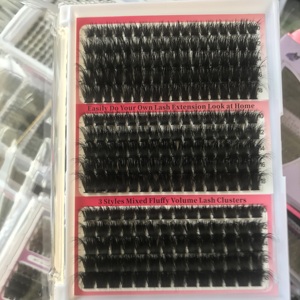 Wholesale Custom <strong>Eyelash</strong> <strong>Extension</strong> Kit DIY False Lash <strong>Extensions</strong> Cluster Soft <strong>Mink</strong> Segmented Lashes 0.07mm Diy Cluster <strong>Eyelash</strong> - Product Image 6