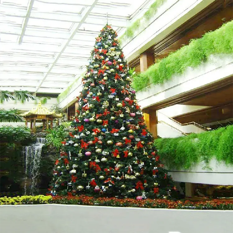 Shengjie exterior 15m adornos únicos decoración Artificial del árbol de Navidad
