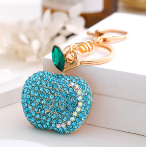 <span class=keywords><strong>Cuda</strong></span> lấp lánh pha lê đỏ Apple Keychain lễ hội lưu niệm quà tặng Keychain quà tặng cho gia đình và bạn bè túi quyến rũ - Product Image 4
