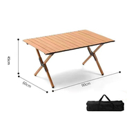 Ensemble de table pliante en métal portable et moderne pour l'extérieur, pour les dîners de ferme et les campings
