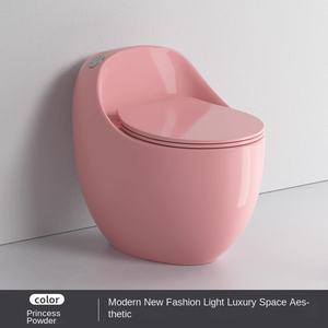 Inodoro moderno de cerámica con sifón de tubo <span class=keywords><strong>grande</strong></span> Asiento de inodoro silencioso Inodoro de una pieza WC - Product Image 6