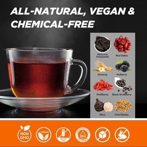 Thé énergétique pour hommes Chinaherbs, biologique, à base de baies de goji, de ginseng et de maca, stimulant la libido, la fertilité, thé personnalisé à étiquette privée, thé sain - Product Image 2