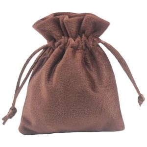 Custom Personalized White Velvet Dust Packaging Pouch Small Eco Friendly Drawstring Jewelry Bag With Logo - Product Image 3
