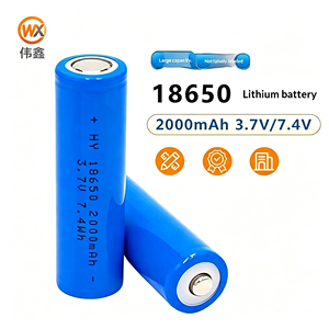 Baterai Lithium-Ion Isi Ulang Weixin 18650 Bersertifikasi KC, Bentuk Silinder Ujung Runcing dan Datar, Buatan Cina untuk Konsumen - Product Image 1