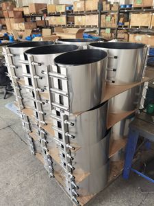Folding Type Stainless Steel Coupling Repair Clamps for Steel, DI, CI, PE, PVC <b>Pipe</b> - Product Image 6