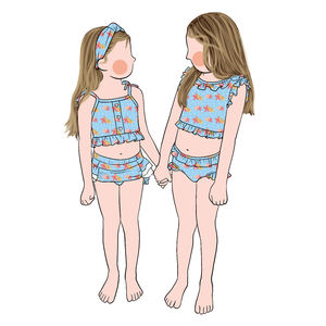 <span class=keywords><strong>Maillot</strong></span> <span class=keywords><strong>de</strong></span> <span class=keywords><strong>bain</strong></span> 2 pièces pour filles Vente en gros <span class=keywords><strong>Moderne</strong></span> Personnalisable Design avec écran solaire Upf50 + Été Mignon - Product Image 5