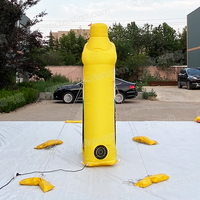 Promoción de marca Aero, Cubo de aceite inflable gigante personalizado, réplica, botella de gasolina lubricante inflable personalizada para publicidad